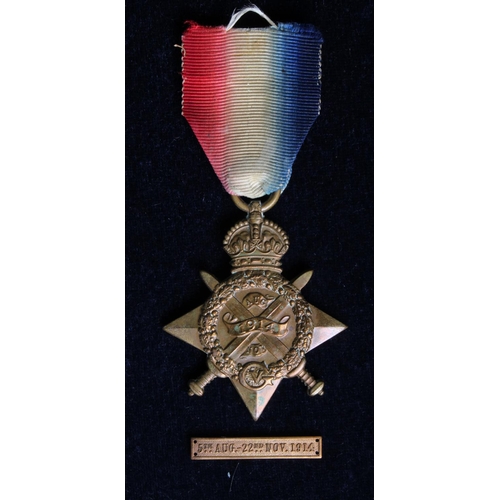 1079 - 1914 Star to 1985 Pte W H Smith 1/1 Herts Regt. With original Aug-Nov clasp (loose). Later served wi... 