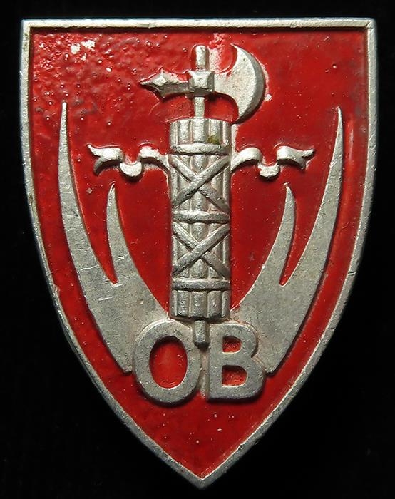 Fascist badge, original WW2 Italian Fascist R.S.I. 