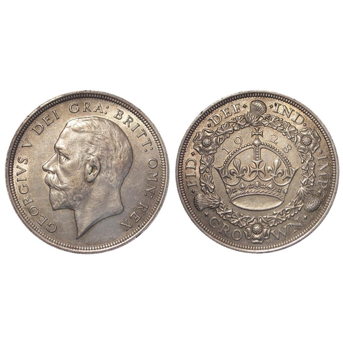 142 - Crown 1928 wreath, GVF