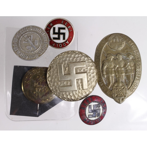 1449 - German Lapel badges five different