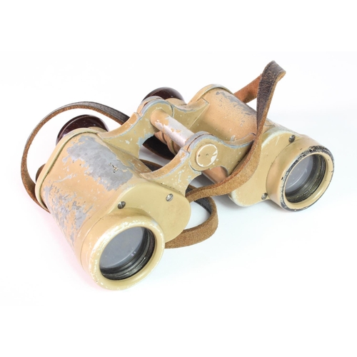 1613 - German WW2 pair of Africa Korps 6x30 binoculars.