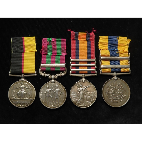 1678 - India Medal 1896 with Relief of Chitral 1895 clasp (4608 Pte J McLean 2nd Bn Seaforth Highldrs), Que... 