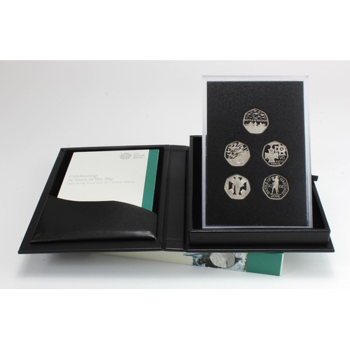 178 - Fifty Pence 2019 proof five coin set 