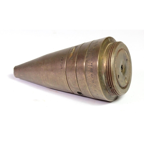 1978 - WW2 1941 dated brass shell fuse no. 700 in excellent condition.