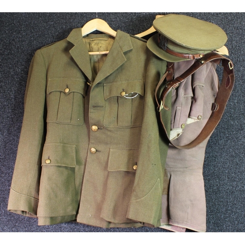 1997 - WW2 officers uniform to a Lieut in the General Service Corps with jacket britches hat and Sam Brown.