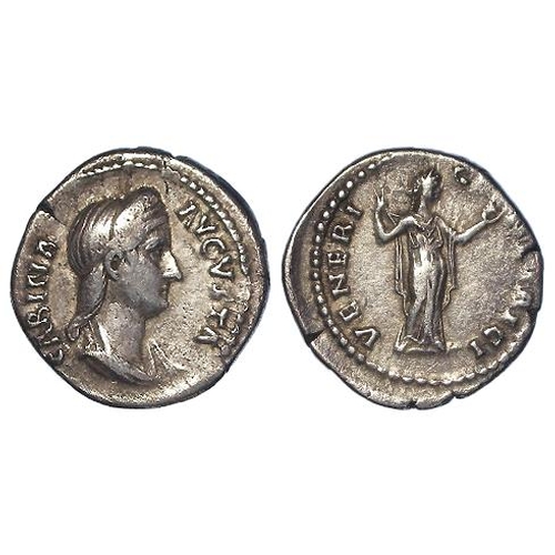 492 - Roman Imperial, Sabina silver denarius, Rome c.134-36 AD, 2.82g, 18mm, Venus type RIC II 396, VF