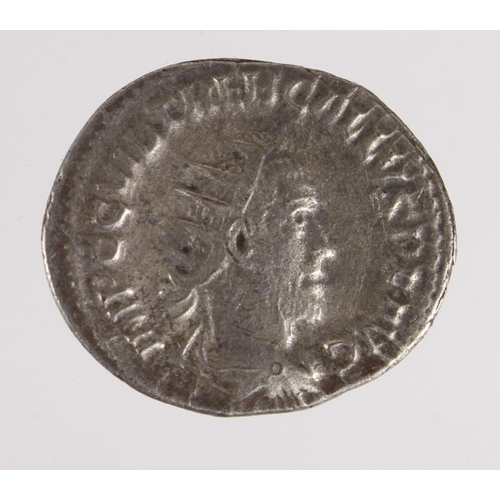 518 - Trebonianus Gallus silver antoninianus 251-252 AD, Antioch Mint, 'ADVENTVS' type reverse, RCVIII 962... 