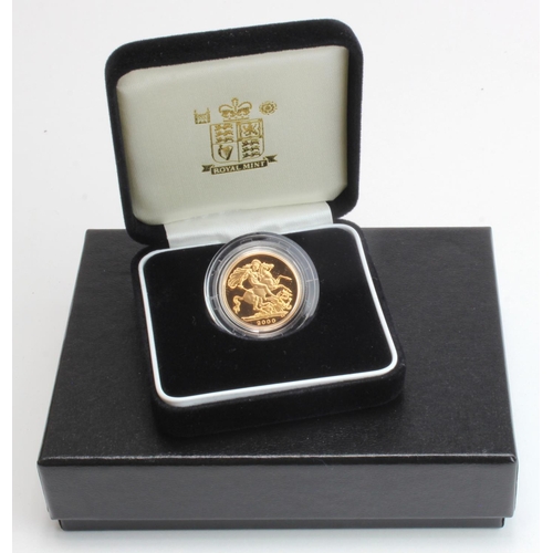 80 - Sovereign 2000 Proof FDC boxed as issued