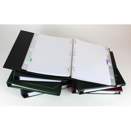 2 - Banknote albums (6), good quality albums with with sleeves and dividers, used but well cared for