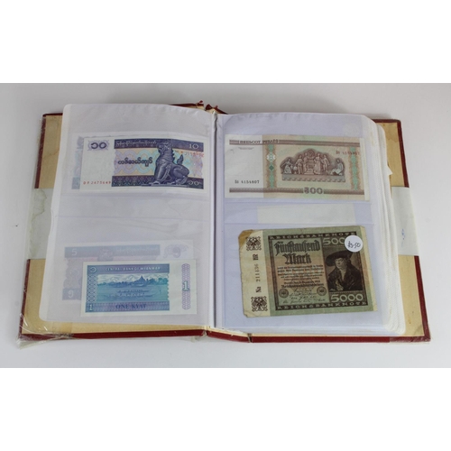 589 - World (over 1000 notes), a varied range of world notes in mixed grades from Uncirculated to Poor wit... 