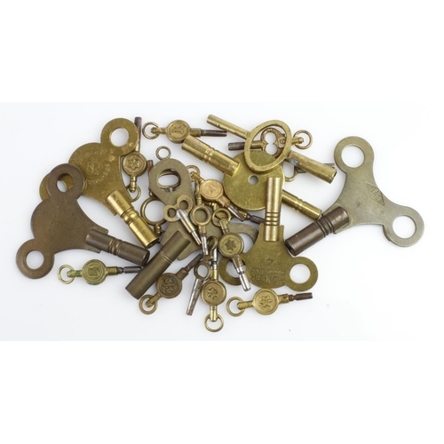 441 - Selection of 23 watch & clock keys