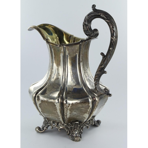 523 - William IV Silver milk jug. Hallmarked London 1834 by Edward, Edward junior, John & William Barnard.... 