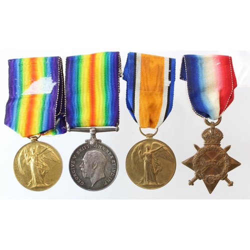 129 - 1915 Star Trio to 1983 Pte E Ede The Queens R. With a Victory Medal to L-6988 Pte W Ede The Queens R... 