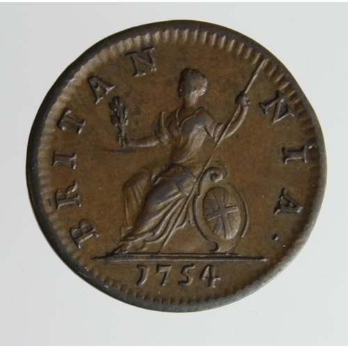 1310 - Farthing 1754 nEF