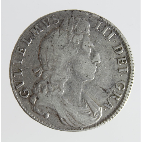 1357 - Halfcrown 1700 Tertio. About Fine