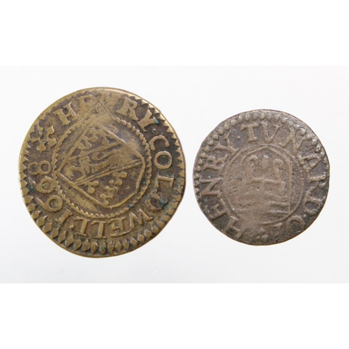 1761 - Tokens, 17thC (2) Cambridgeshire: Wisbech, Henry Coldwell 1/2d 1668 #204 Fine with old tickets, and ... 