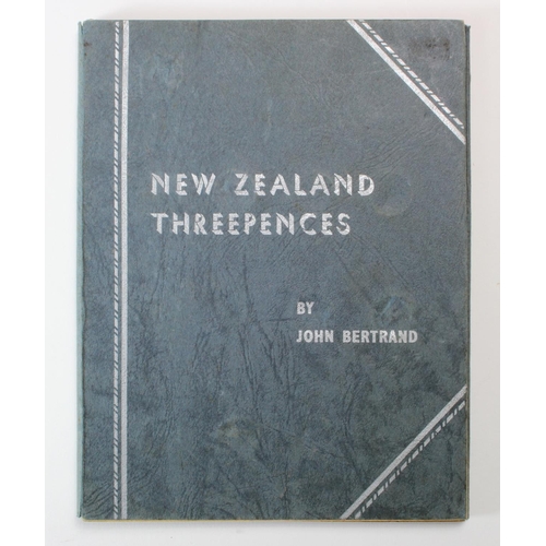 2051 - New Zealand Threepences (39) housed in a Bertrand folder, 1933 to 1965, noted 1935 VF (rare), and 19... 