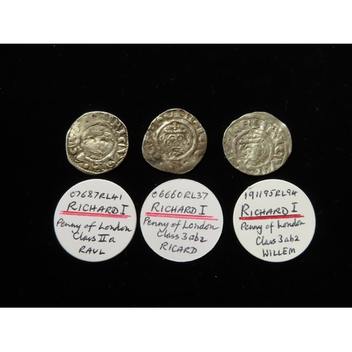 2325 - Richard I (1189-1199), Short Cross Pennies (in the name of Henry) (3), classes 2a-3ab2, London: 2a R... 