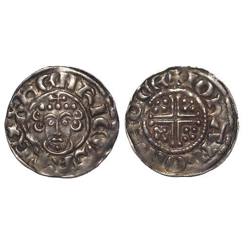 2367 - John (1199-1216), Short Cross Penny (in the name of Henry), class 5b2, Exeter: +IOhAN.ON.ECCE, 1.43g... 