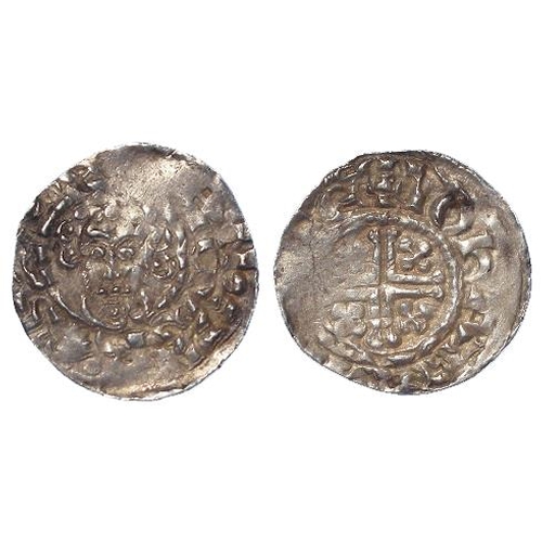 2371 - John (1199-1216), Short Cross Penny (in the name of Henry), class 5c, Ipswich, IOhAN, 1.43g, double-... 