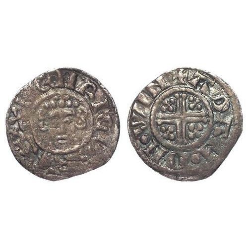 2390 - John (1199-1216), Short Cross Penny (in the name of Henry), class 5b3, Winchester, ADAM, 1.27g, Fine... 