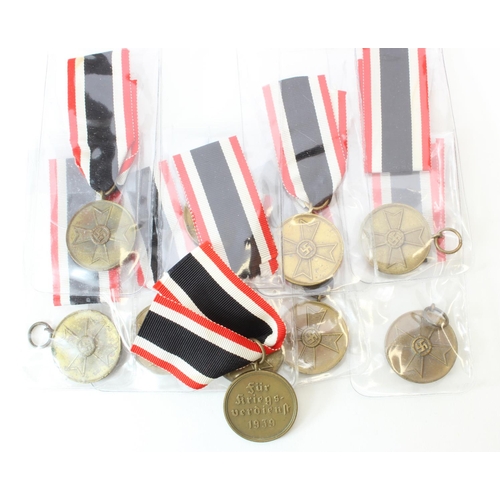 652 - German Nazi Merit Medals (x10)