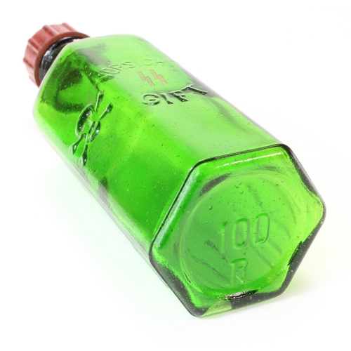 691 - German Nazi Waffen SS Poison Bottle.