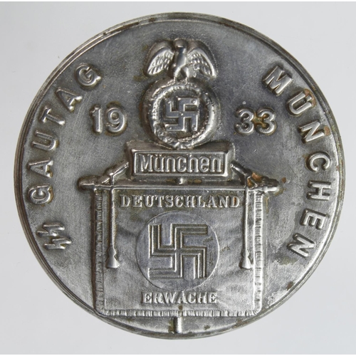 737 - German SS Day Munchen 1933 badge