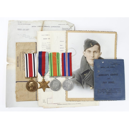 834 - Group to 992192 LAC William Berry RAF. 1939-45 Star, Defence & War Medals, QE2 Special Constabulary ... 