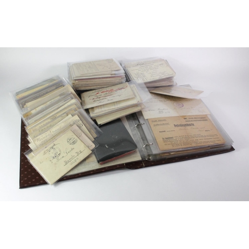 563 - German WW1 interest - a superb archive of original family correspondence, two brothers who saw servi... 