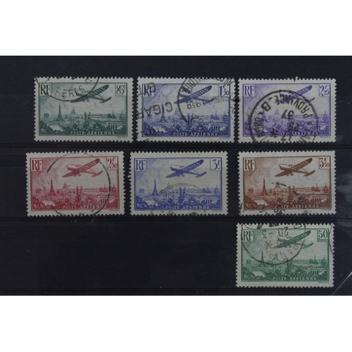 91 - France 1936 Air set SG534/40 cat £550 F/VF used. (7)