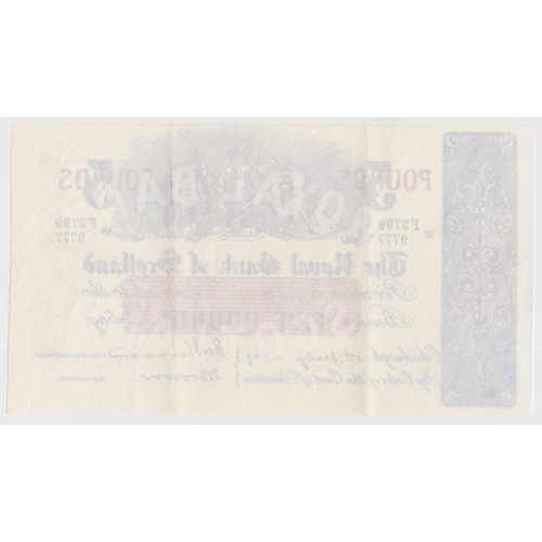 454 - Scotland, Royal Bank of Scotland 20 Pounds dated 1st July 1947, signed J.M. Thomson & T. Brown, seri... 