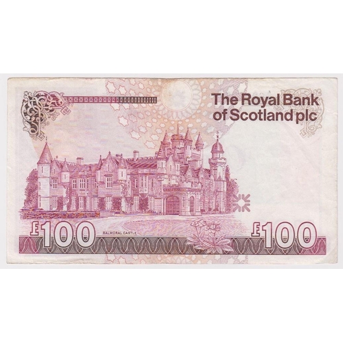 470 - Scotland, Royal Bank of Scotland plc 100 Pounds dated 23rd March 1994, signed G.R. Mathewson, serial... 