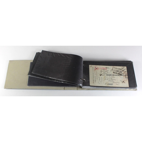 67 - Paper ephemera, Cheques, withdrawal slips, transfers, ephemera (40), including Union Bank of Abingdo... 