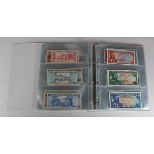 905 - World, Africa (151) a superb collection of Uncirculated notes in an album, Algeria, Angola, Biafra, ... 