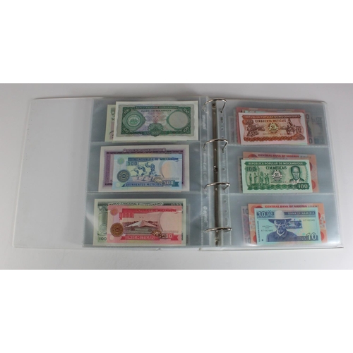 905 - World, Africa (151) a superb collection of Uncirculated notes in an album, Algeria, Angola, Biafra, ... 