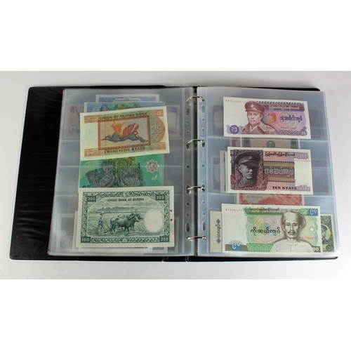 907 - World, Asia (171) collection in an album, the majority Uncirculated, Afghanistan, Azerbaijan, Bangla... 