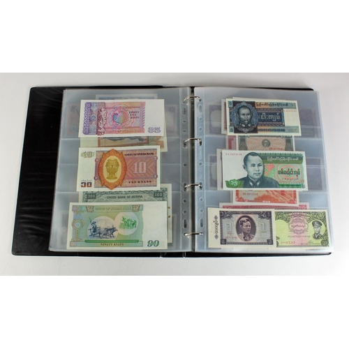 907 - World, Asia (171) collection in an album, the majority Uncirculated, Afghanistan, Azerbaijan, Bangla... 