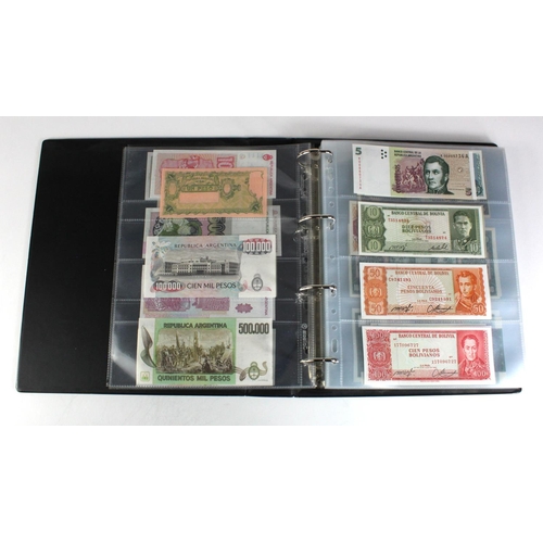 913 - World, South & Central America (135) collection in an album, the majority Uncirculated, Argentina, B... 