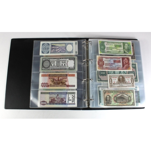 913 - World, South & Central America (135) collection in an album, the majority Uncirculated, Argentina, B... 