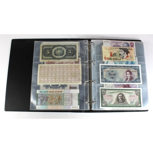 913 - World, South & Central America (135) collection in an album, the majority Uncirculated, Argentina, B... 