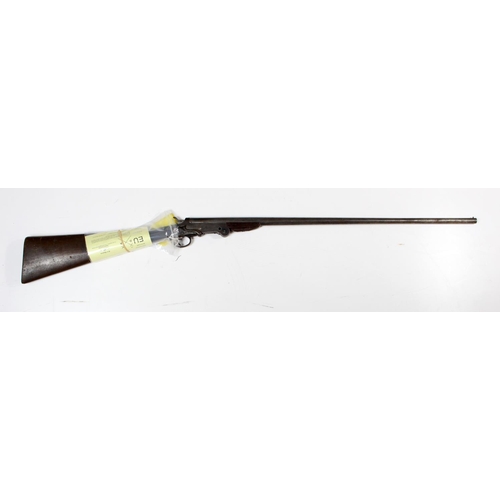 105 - Single barrelled .410 sporting (poachers) shotgun, round barrel 28