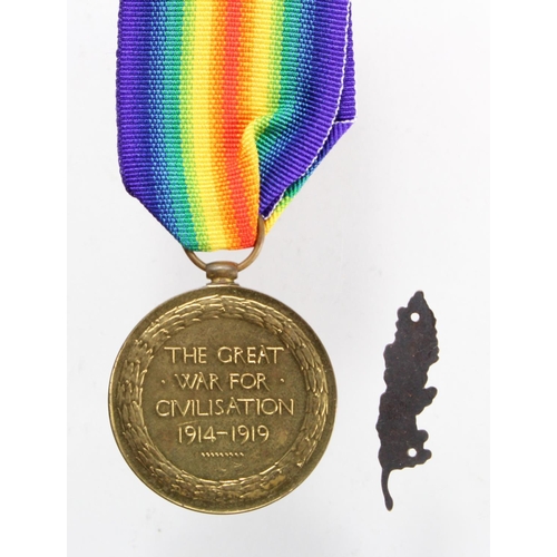 1052 - Victory Medal named Capt T H Buy. (Scottish Horse). Lived Newcastle-on-Tyne. Mentioned In Despatches... 