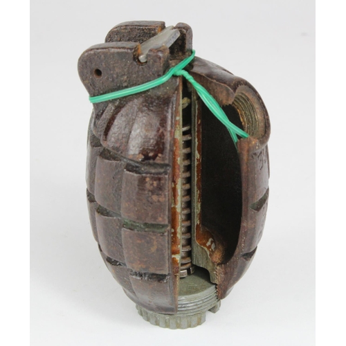 1144 - WW2 scarce no 36 section hand grenade used to train soldiers.