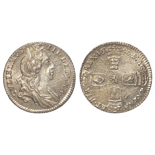 1473 - Sixpence 1696, S.3520, lustrous EF