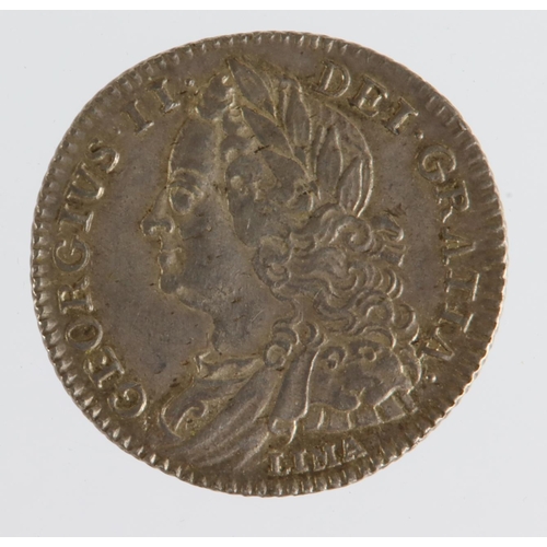 1477 - Sixpence 1746, believed possibly to be V/U in GEORGIVS and thus unknown, VF