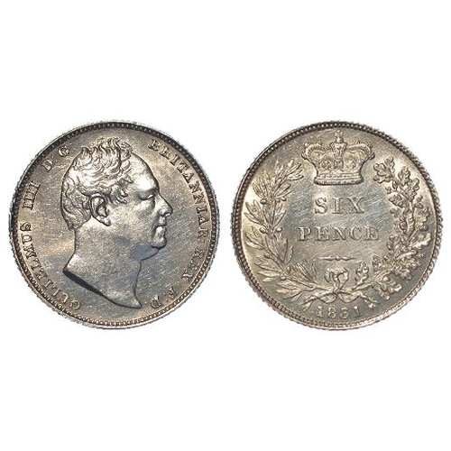 1481 - Sixpence 1831 EF