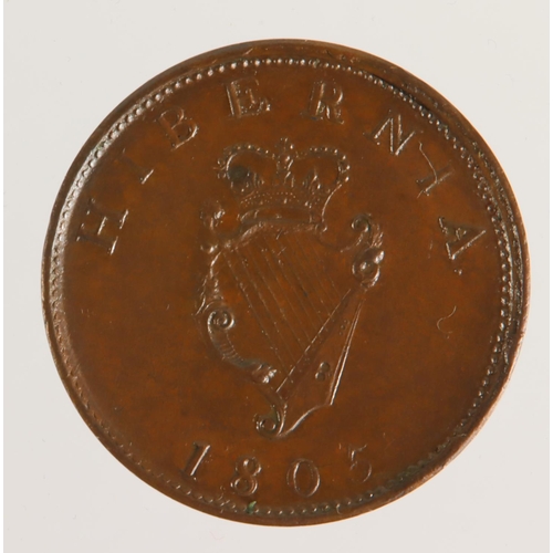 1557 - Ireland Halfpenny 1805 EF