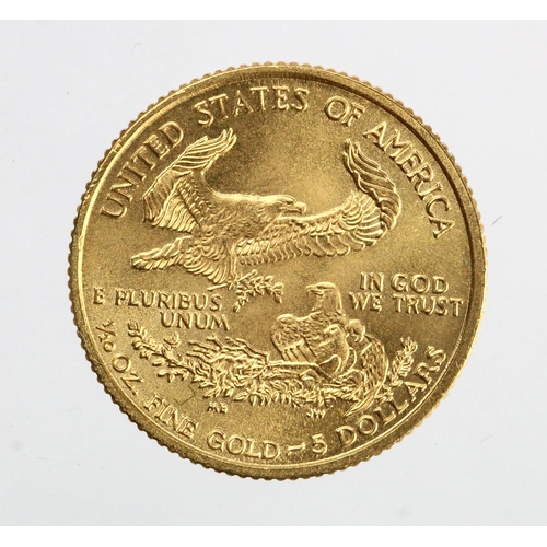 1606 - USA Gold Five Dollars (1/20th) 2003 aUnc