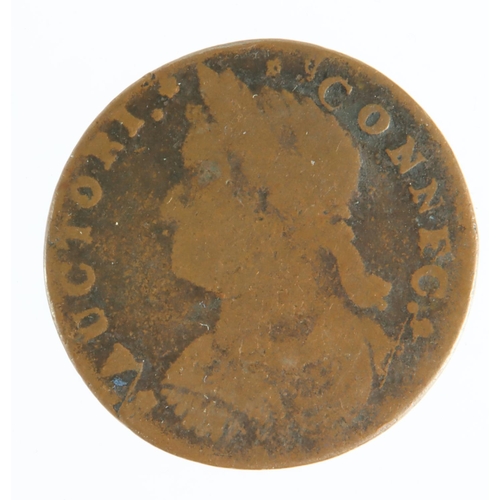 1607 - USA Post-Colonial Connecticut copper 1787 CONNFC, Fair.